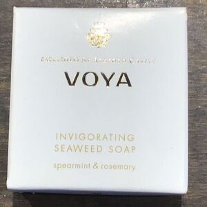 Voya seaweed soap with spearmint and Rosemary